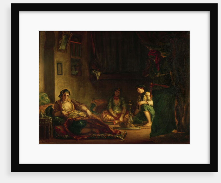 The Women of Algiers in their Harem, 1847-49 by Ferdinand Victor Eugene Delacroix