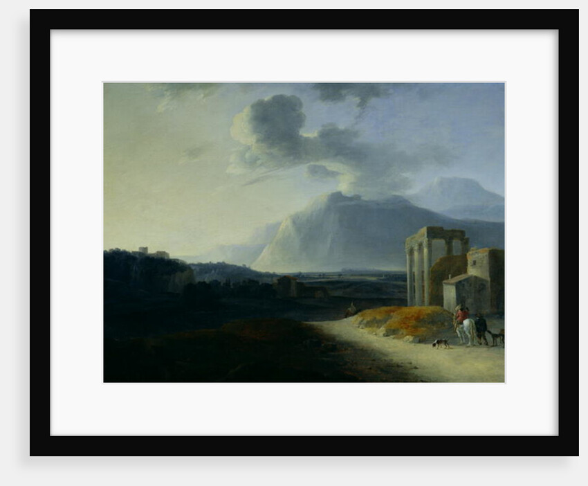 Landscape with Mount Stromboli by Willem Schellinks