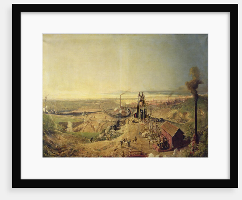 Coalmines and Clay Quarries at Montchanin by Ignace Francois Bonhomme