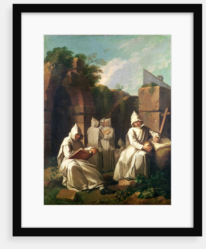 Carthusian Monks in Meditation by Etienne Jeaurat