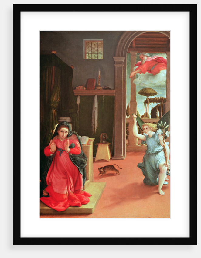 The Annunciation, c.1534-35 by Lorenzo Lotto
