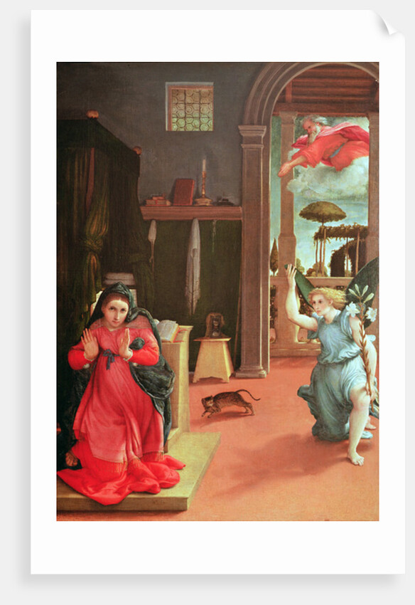 The Annunciation, c.1534-35 by Lorenzo Lotto
