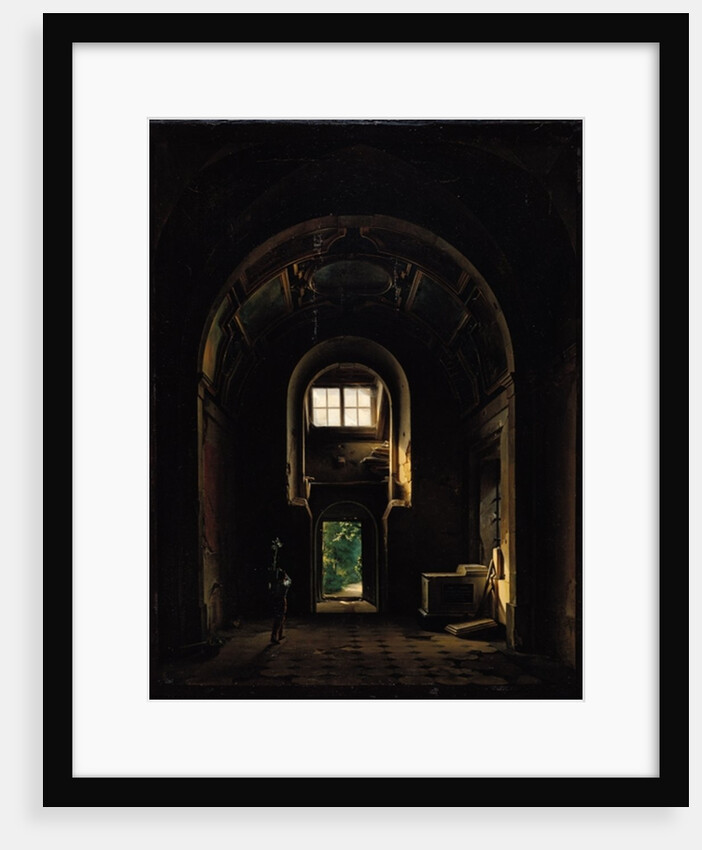 Interior of the Chapel of Saint-Philippe in the Eglise des Feuillants in Paris, 1814 by Louis Jacques Mande Daguerre