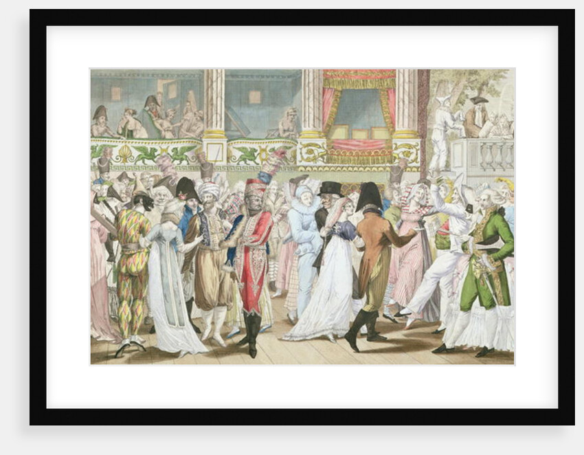 Costume Ball at the Opera, after 1800 by Jean Francois Bosio