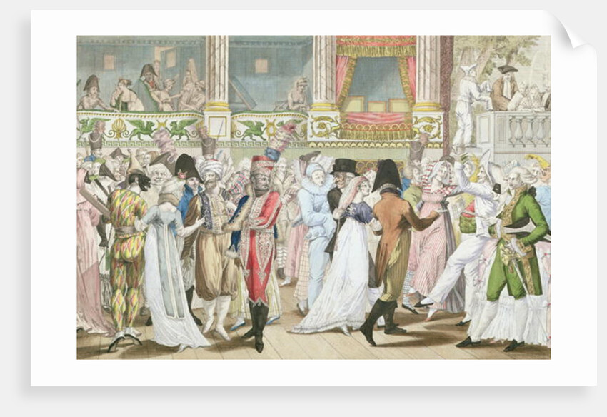 Costume Ball at the Opera, after 1800 by Jean Francois Bosio