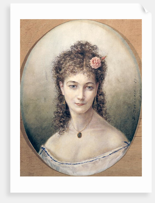 Sarah Bernhardt 1869 by Marie Desire Bourgoin