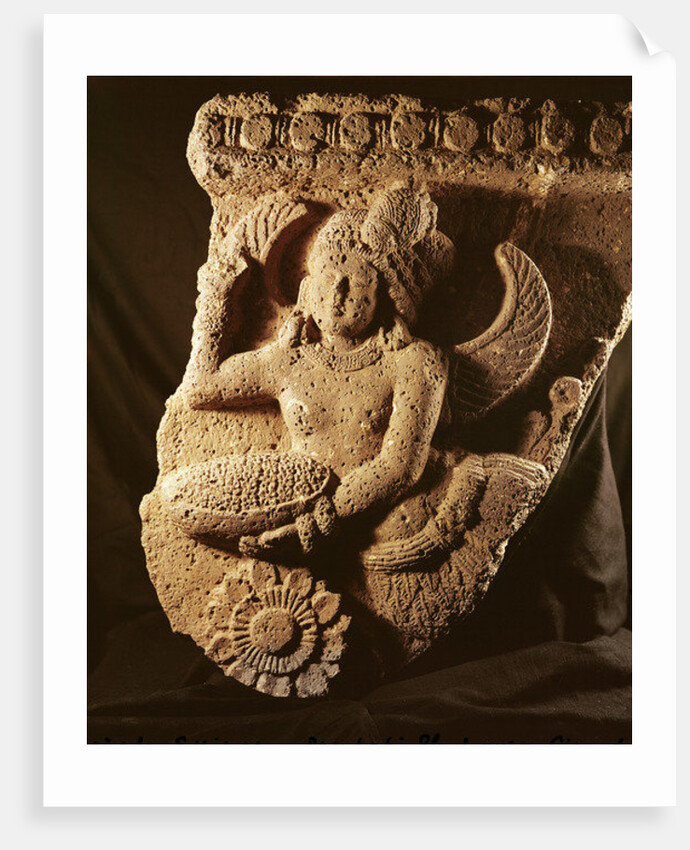 Relief depicting Dampati, Mauryan by Indian School