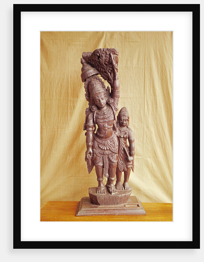 Sri Rama and Hanuman by Indian School