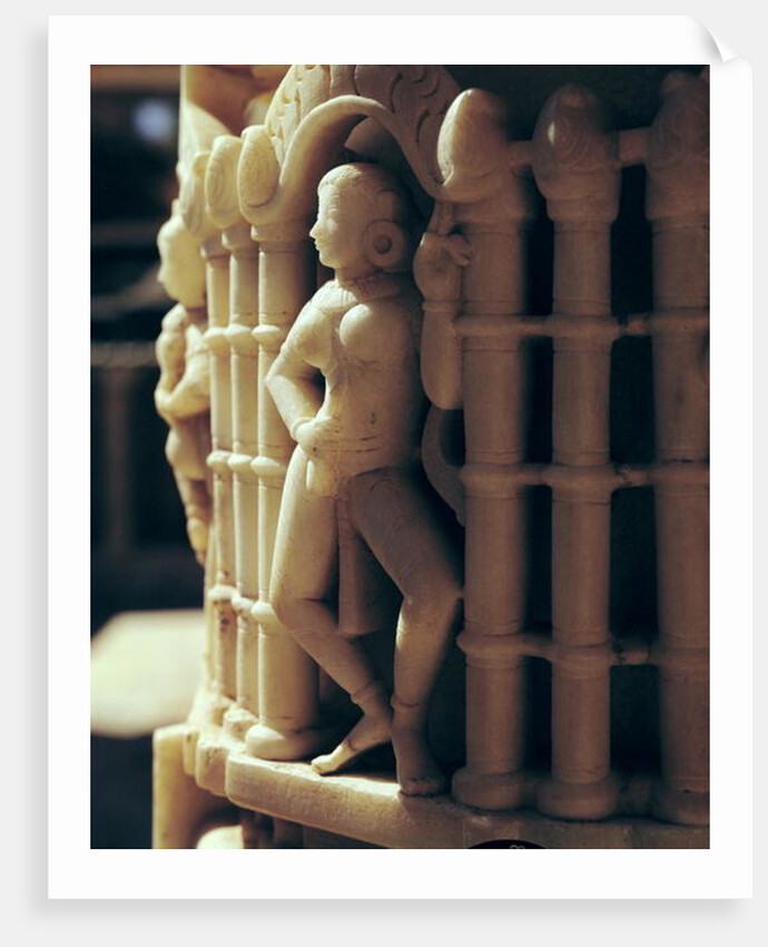 Detail of a pillar, c.1230 AD by Indian School