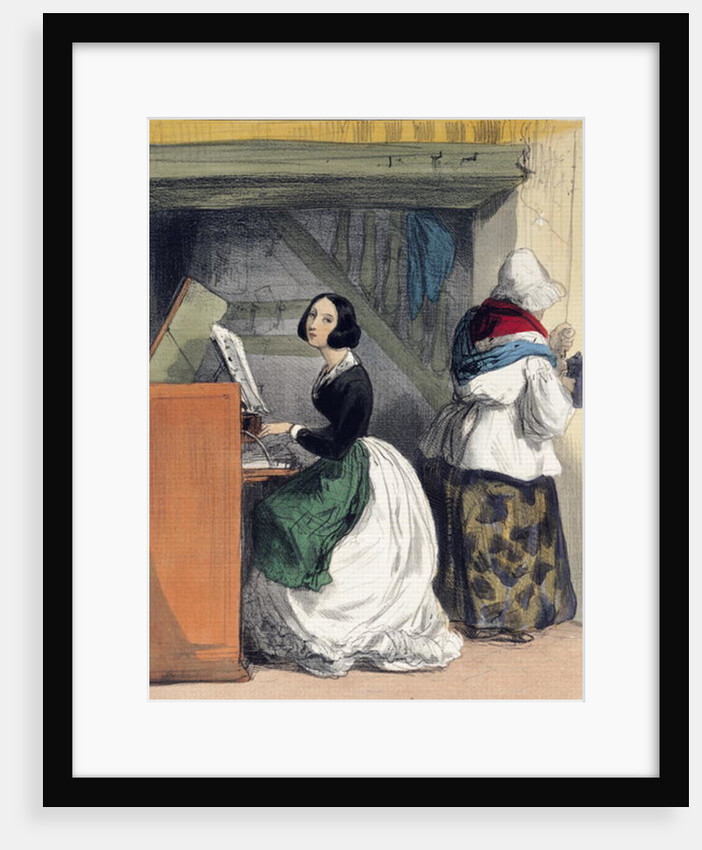 A Music School Pupil by Alfred Andre Geniole