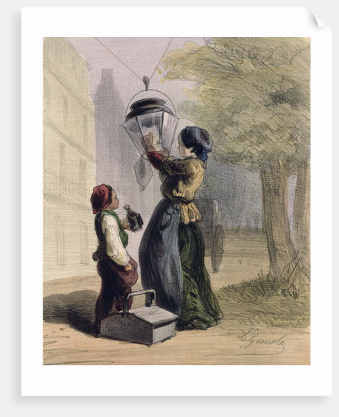 The Lamplighter by Alfred Andre Geniole