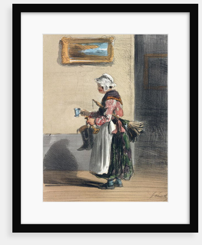 The Cleaning Lady by Alfred Andre Geniole