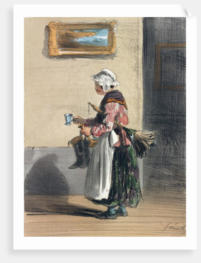 The Cleaning Lady by Alfred Andre Geniole