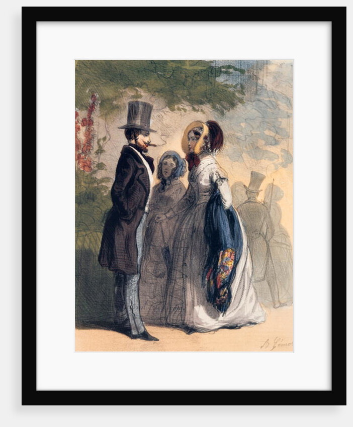 The Regular Visitor to Ranelagh Gardens by Alfred Andre Geniole