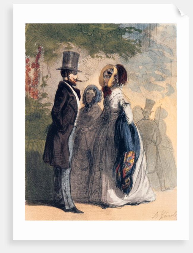 The Regular Visitor to Ranelagh Gardens by Alfred Andre Geniole