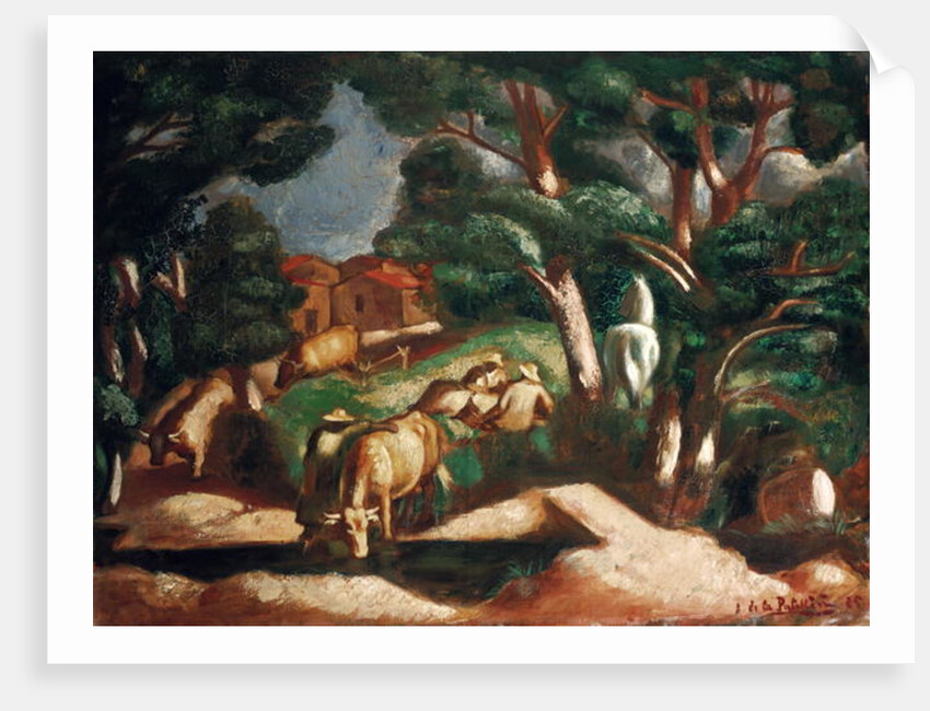 The Rest in the Country, 1925 by Amedee de La Patelliere