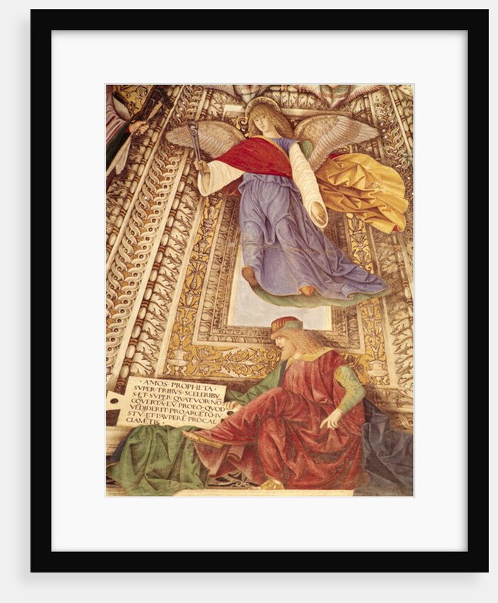 Amos and the Angel holding the pincers of the Passion of Christ by Melozzo da Forli