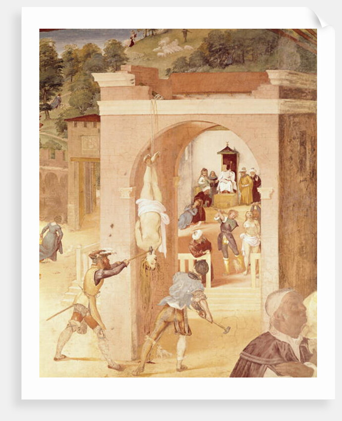 Scenes from the Life of St. Barbara by Lorenzo Lotto