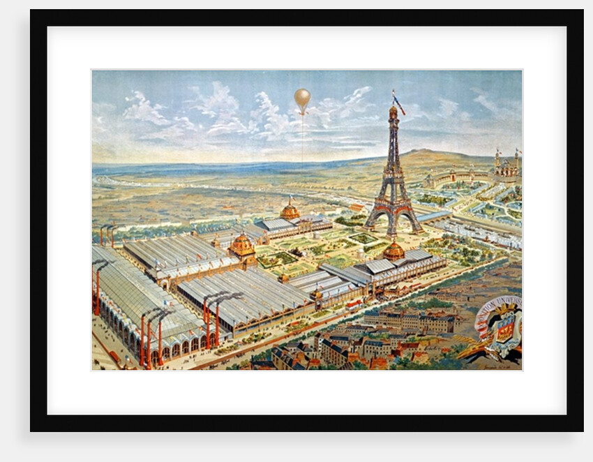 General View of the Universal Exhibition, Paris, 1889 by French School