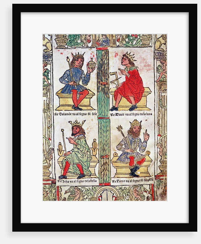 King David, Solomon, Luba and Turnis by Italian School