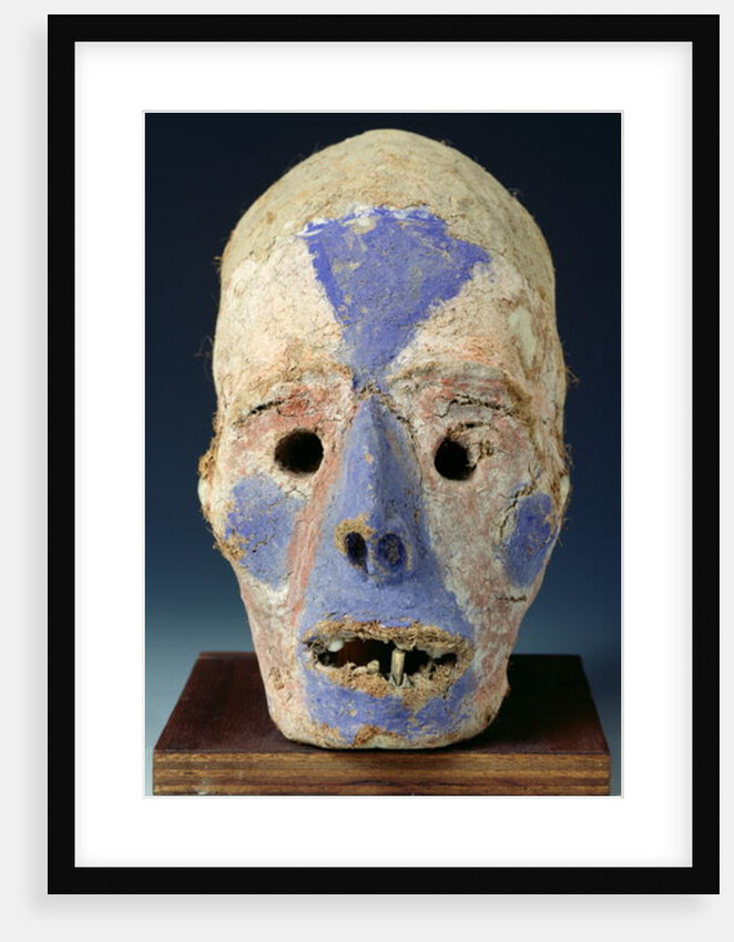 Mounted head representing death, from Vanuatu, 11th-19th century by Oceanic Oceanic