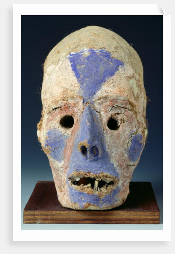 Mounted head representing death, from Vanuatu, 11th-19th century by Oceanic Oceanic