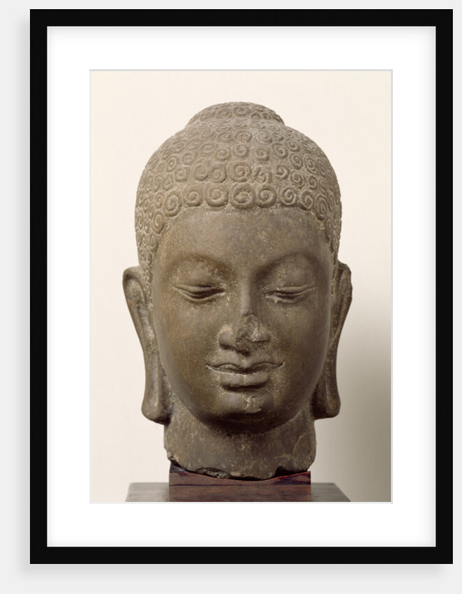 Head of Buddha by Cambodian Cambodian