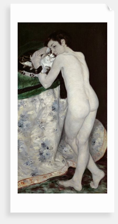 A Boy with a Cat, 1868 by Pierre Auguste Renoir