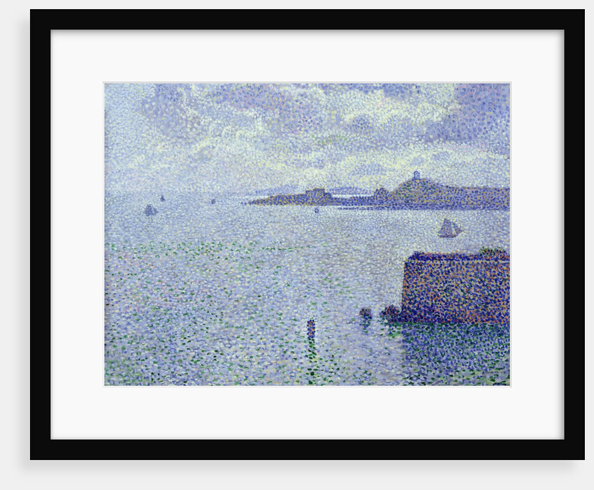 Sailing Boats in an Estuary, c.1892-93 by Theo van Rysselberghe