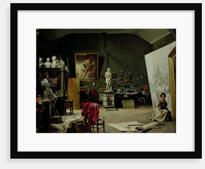 The Studio of Leon Cogniet by Marie-Amelie Cogniet