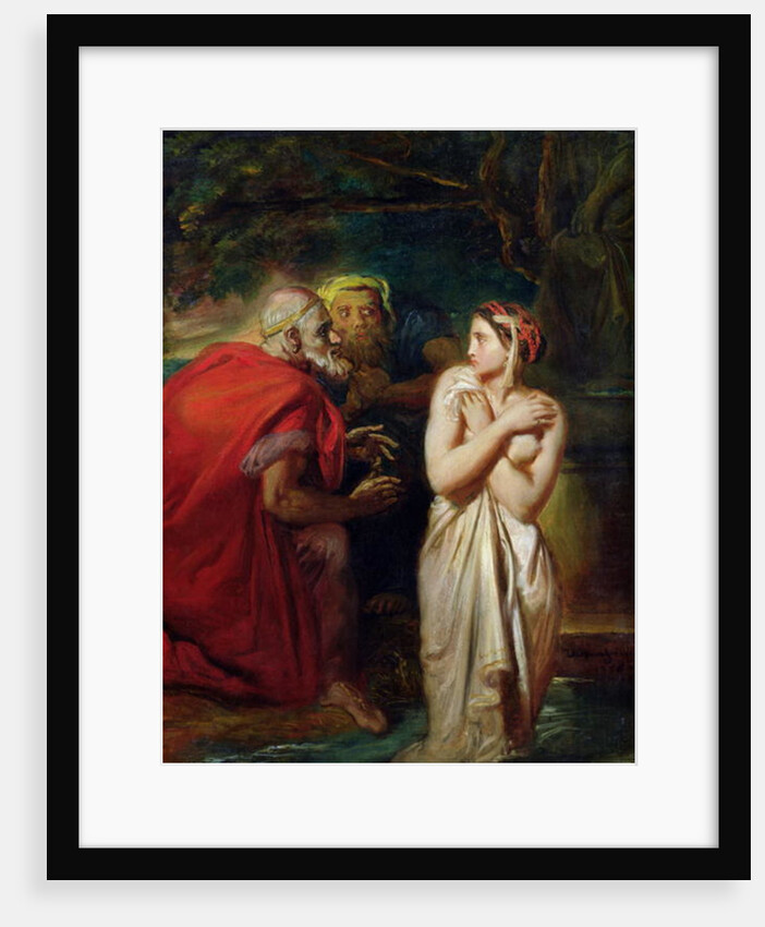 Susanna and the Elders, 1856 by Theodore Chasseriau