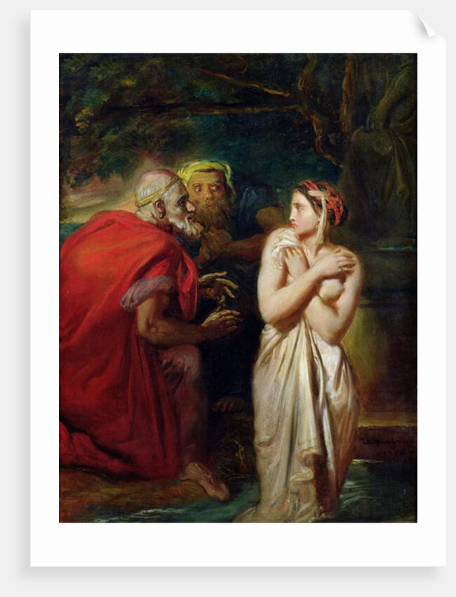 Susanna and the Elders, 1856 by Theodore Chasseriau