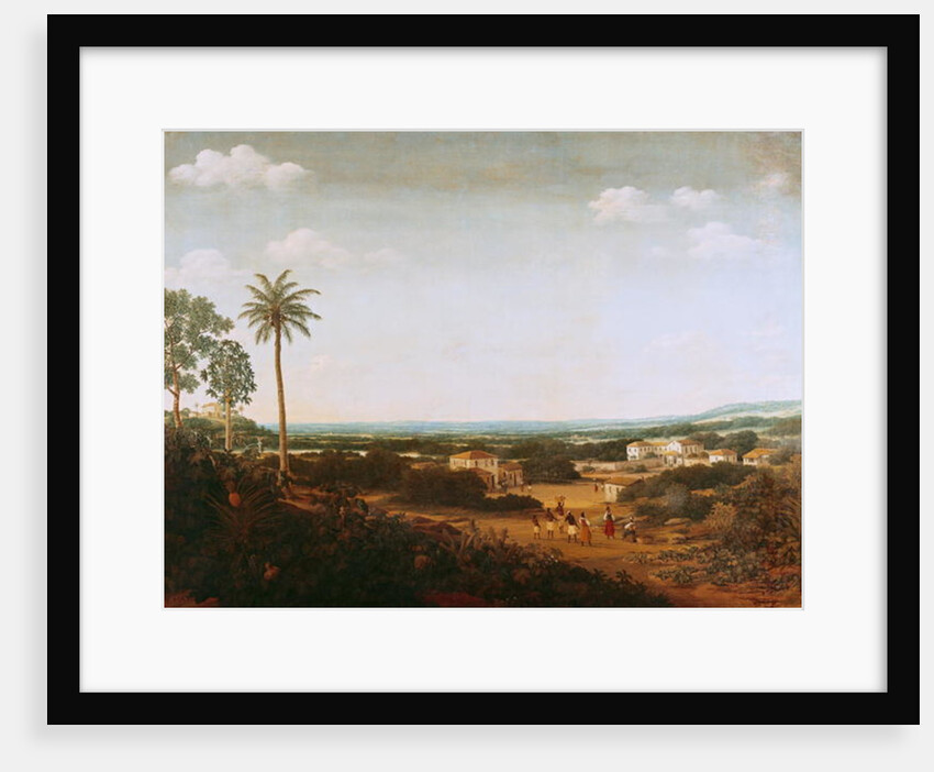 House of a Portuguese Nobleman in Brazil by Frans Jansz Post