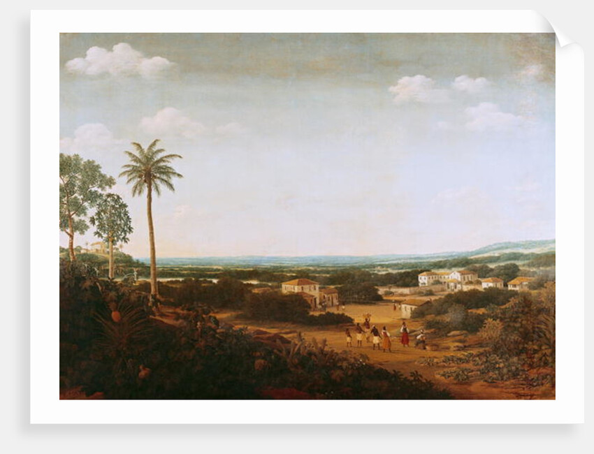 House of a Portuguese Nobleman in Brazil by Frans Jansz Post