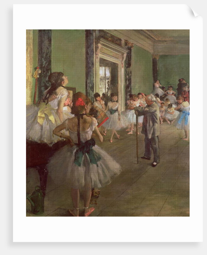 The Ballet Class, c.1873-76 by Edgar Degas