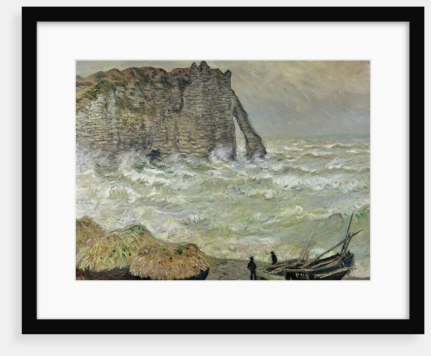 Rough Sea at Etretat, 1883 by Claude Monet