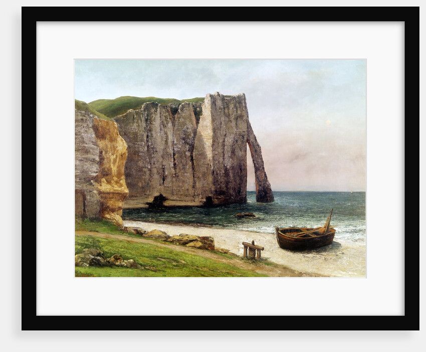 The Cliffs at Etretat, 1869 by Gustave Courbet