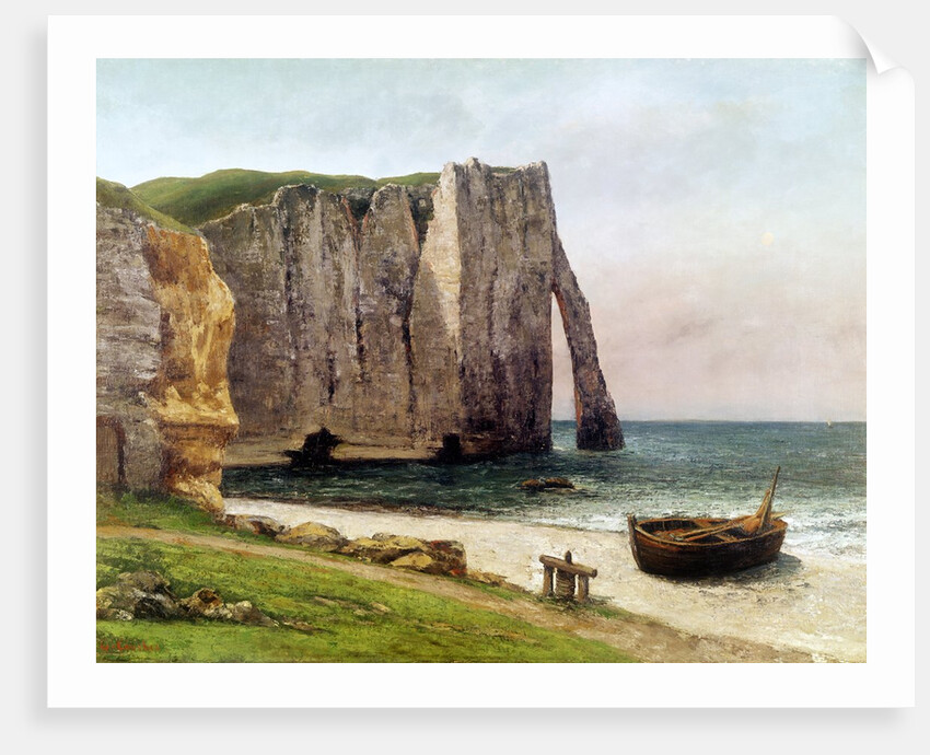 The Cliffs at Etretat, 1869 by Gustave Courbet