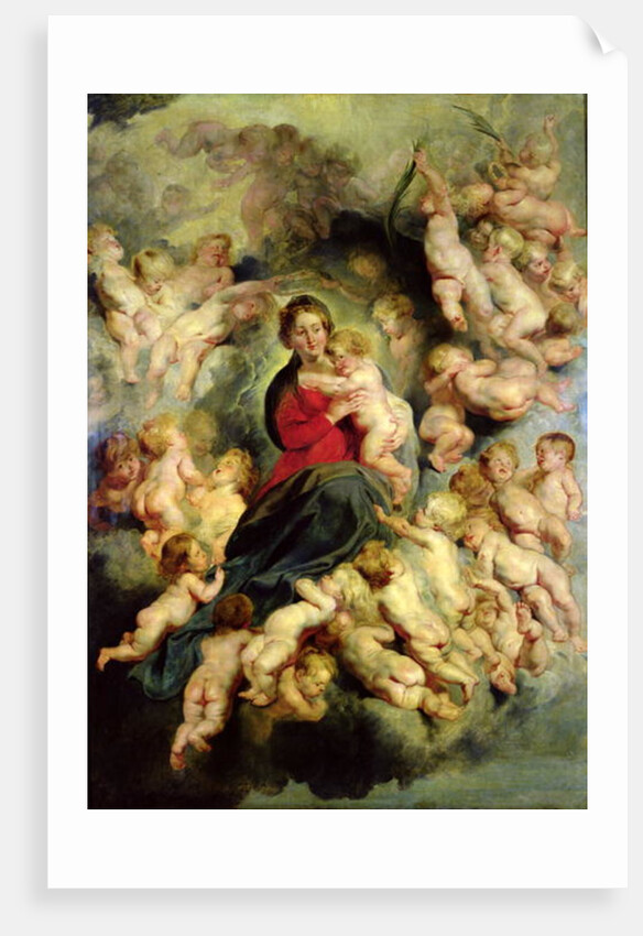 The Virgin and Child surrounded by the Holy Innocents or, The Virgin with Angels, 1618 by Peter Paul Rubens