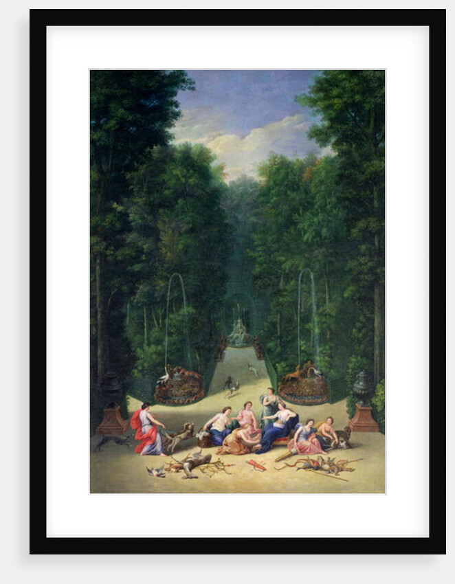 The Groves of Versailles: View of the Maze with Diana and her Nymphs, 1688 by Jean the Younger Cotelle