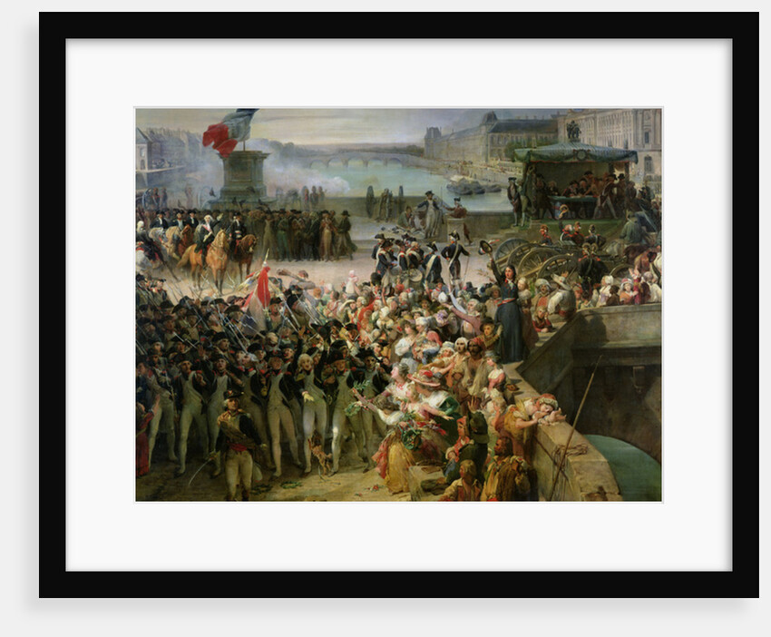 The Garde Nationale de Paris Leaves to Join the Army in September 1792, c.1833-36 by Leon Cogniet