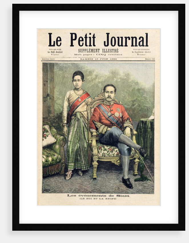 The King and Queen of Siam by Henri Meyer