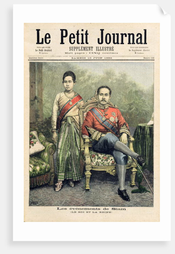 The King and Queen of Siam by Henri Meyer