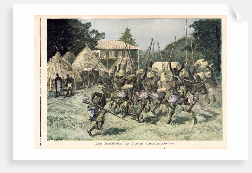 The Pai-Pi-Bri at the Jardin d'Acclimatation in Paris by French School