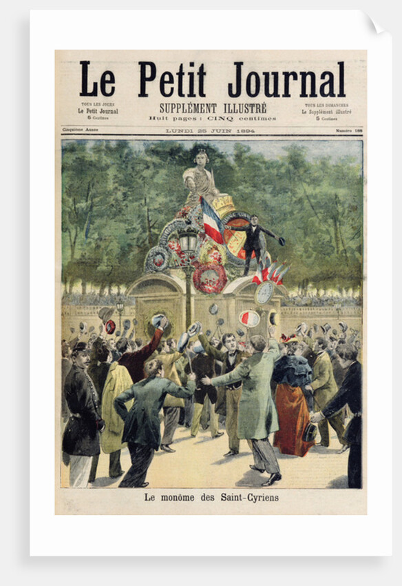 Procession of the Cadets of the Saint-Cyr Academy by French School