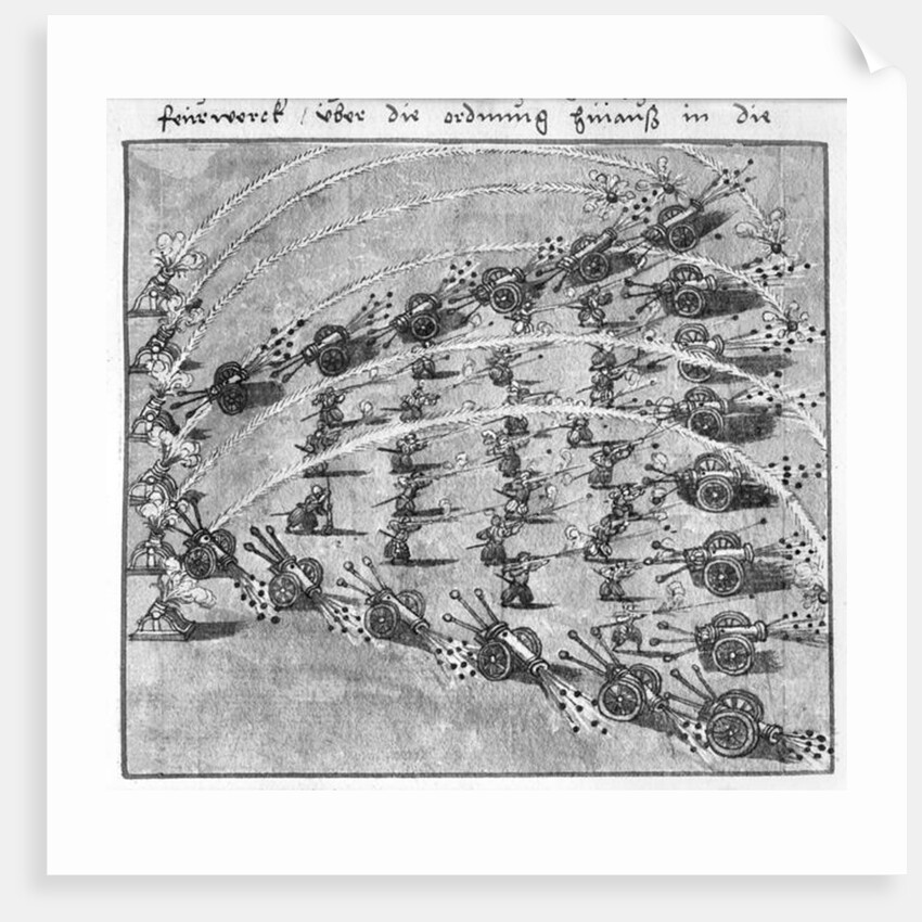 Tactical Use of Artillery: Curved Firing by German School