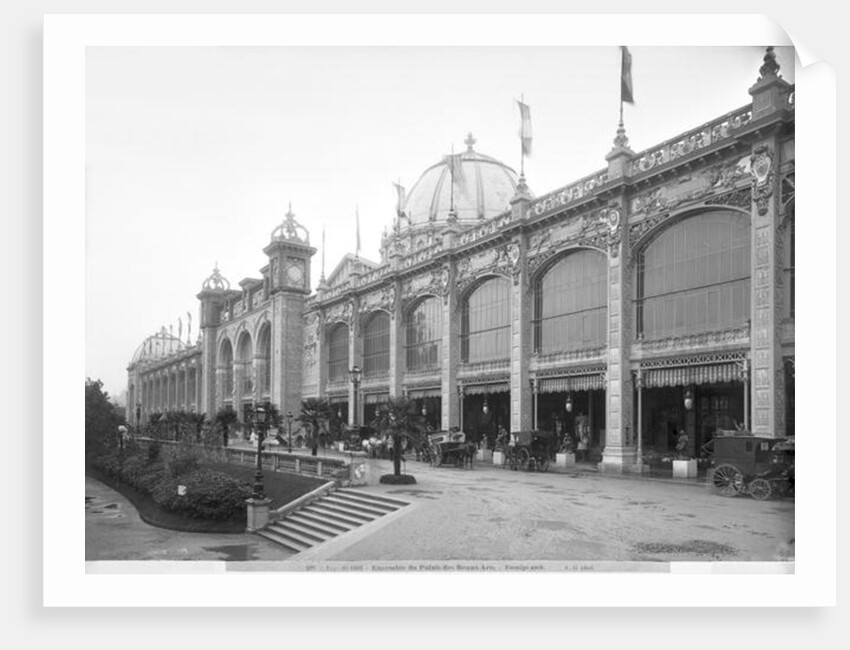 View of the Palais des Beaux-arts, Universal Exhibition, Paris, 1889 by Adolphe Giraudon