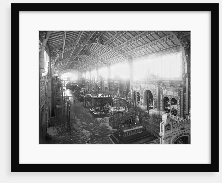 Gallery of the Various Industries, Universal Exhibition, Paris, 1889 by Adolphe Giraudon