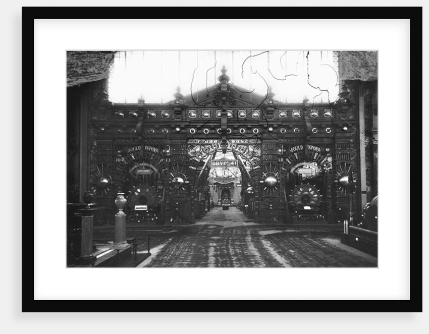 Portico of the Metallurgy Pavilion at the Universal Exhibition, Paris, 1889 by Adolphe Giraudon