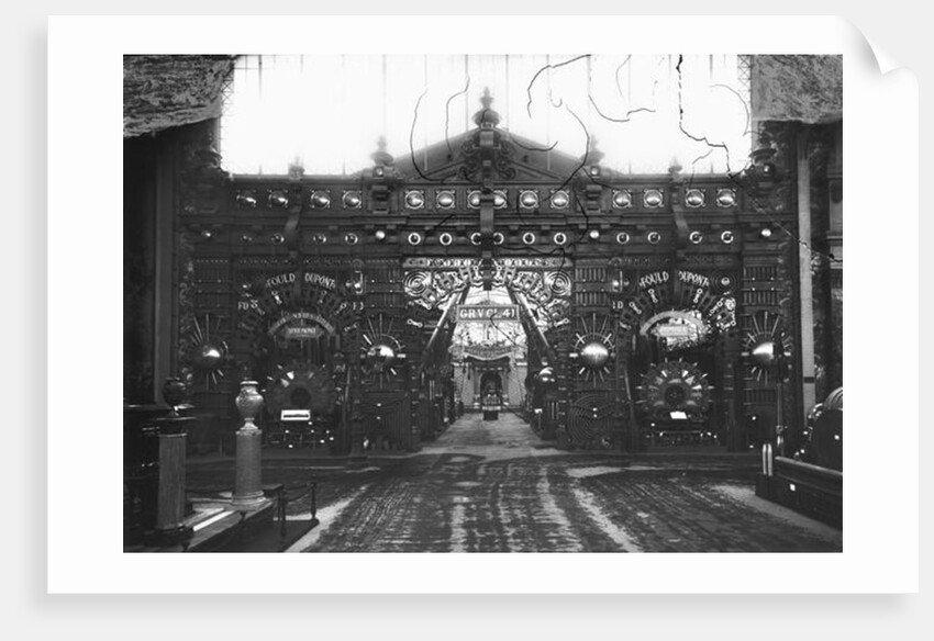 Portico of the Metallurgy Pavilion at the Universal Exhibition, Paris, 1889 by Adolphe Giraudon